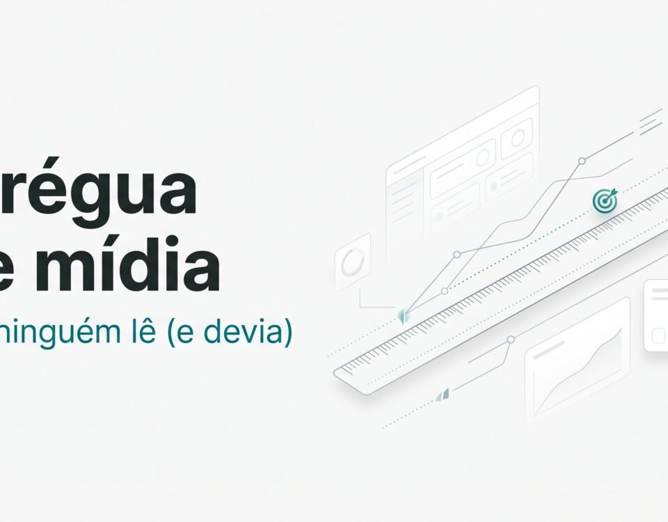 Todo plano de mídia tem uma régua de metas anexada ao final. Quase ninguém volta nela depois do mês 1. Devia.